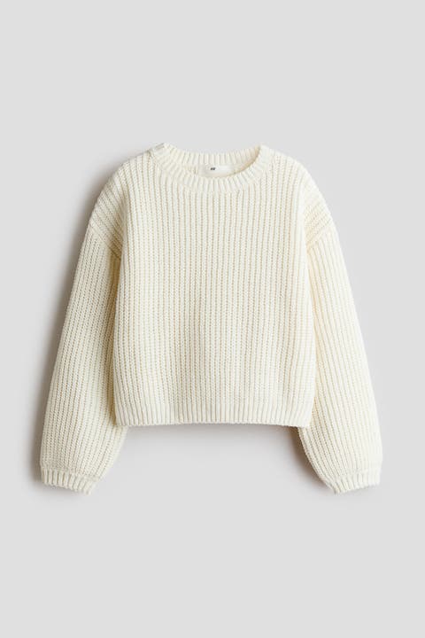 Chenille-knit sweater