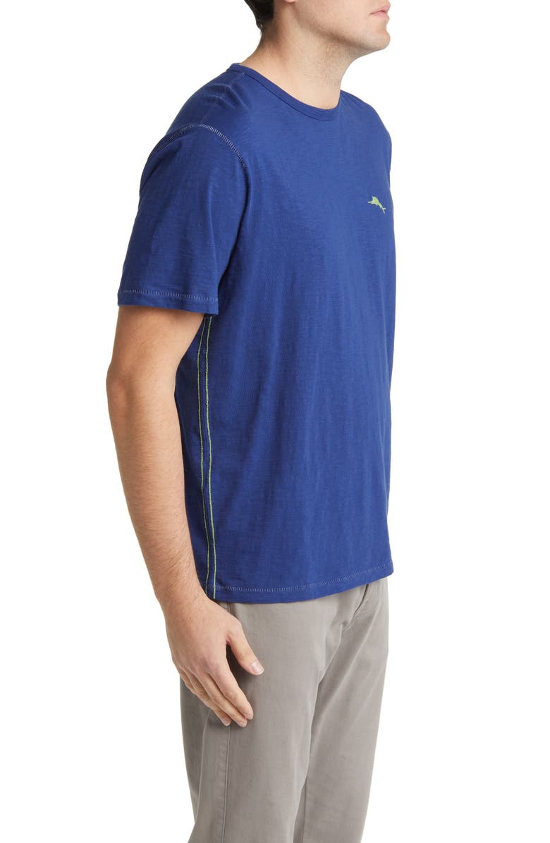 Tommy Bahama Happiest Surf On Earth Organic Cotton Graphic Tee, Alternate, color, Kingdom Blue