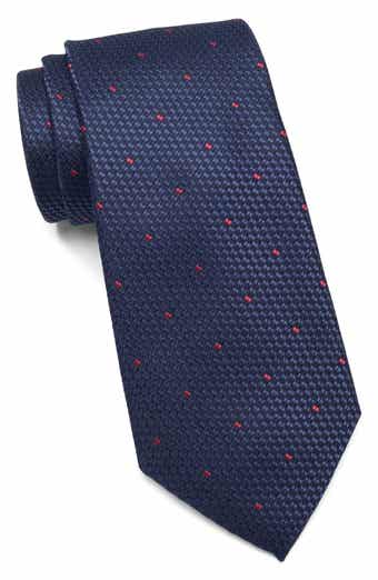 TOM BAINE Grid Texture Tie