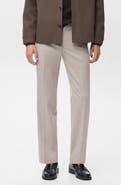 MANGO Regular Fit Pleated Pants