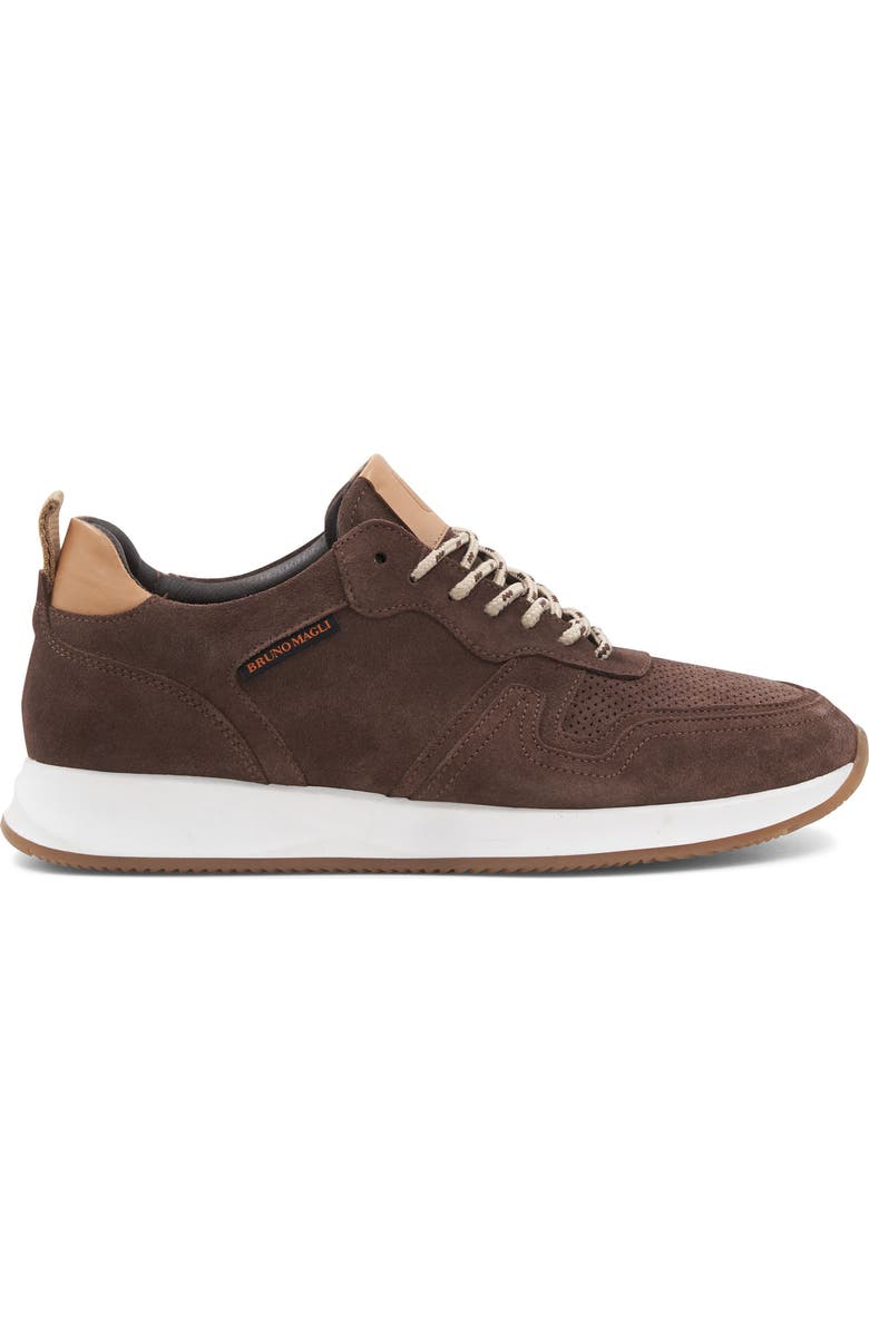 Bruno Magli Capri Sneaker, Alternate, color, Brown Suede