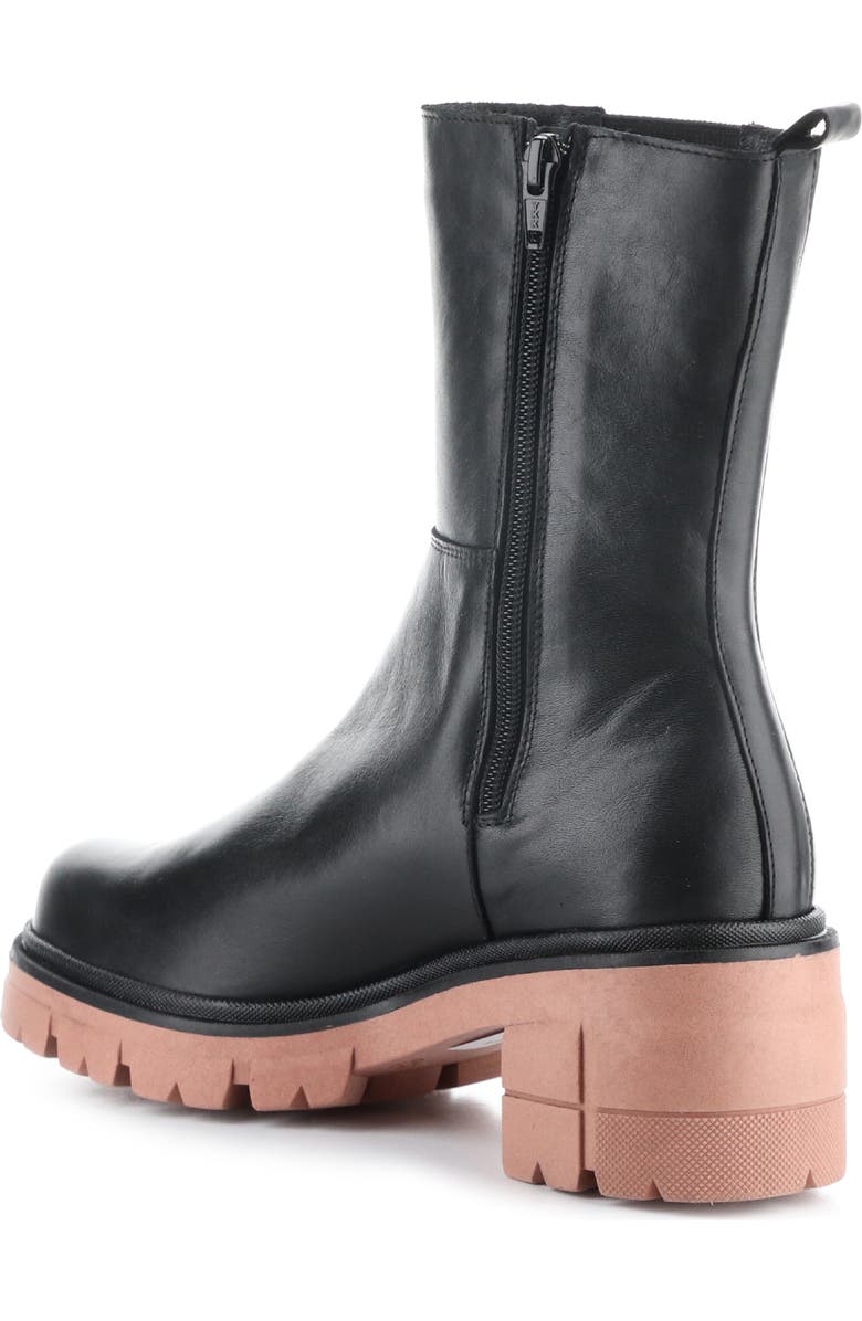 Bos. & Co. Brunas Waterproof Chelsea Boot, Alternate, color, Black/ Brick Feel/ Elastic