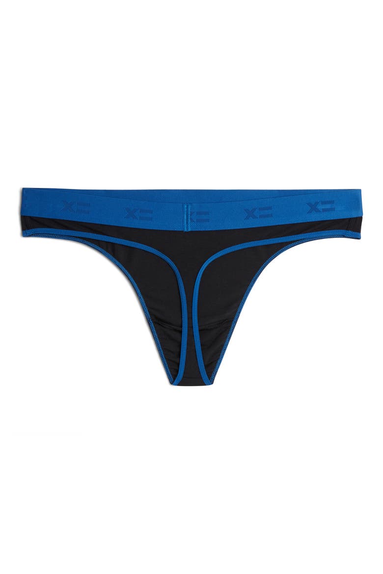 Stretch Modal Thong, Alternate, color, INK BLUE EDGE