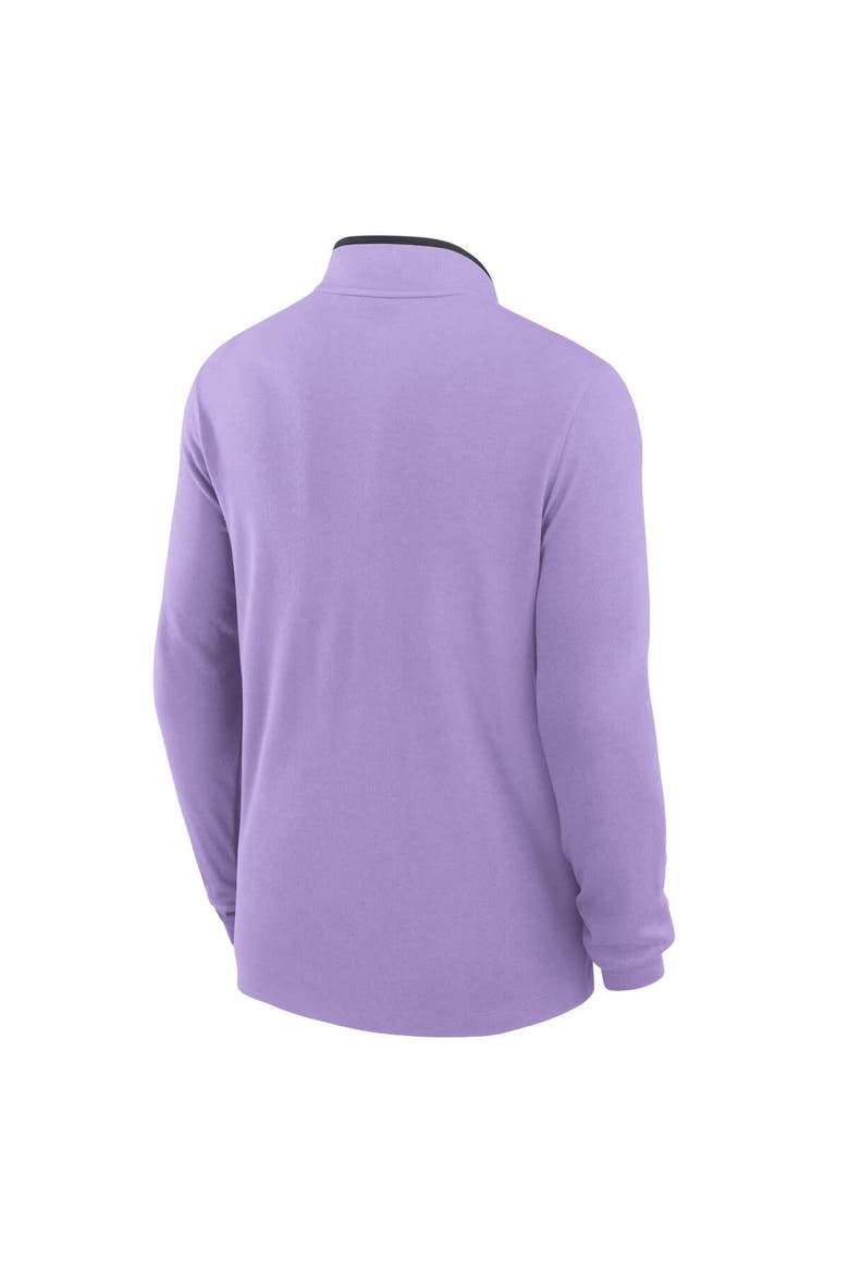 Men's Nike Lavender Kansas State Wildcats Victory Dri-FIT Half-Zip Pullover, Alternate, color, Lavender