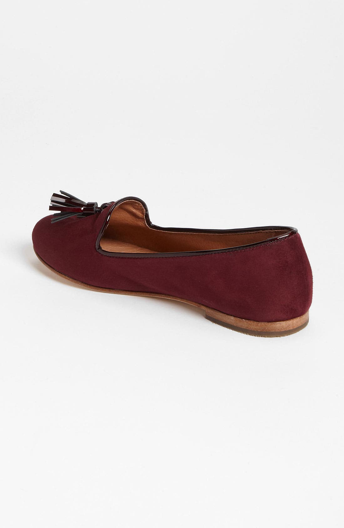 'Chaufur' Flat, Alternate, color, BURGUNDY SUEDE