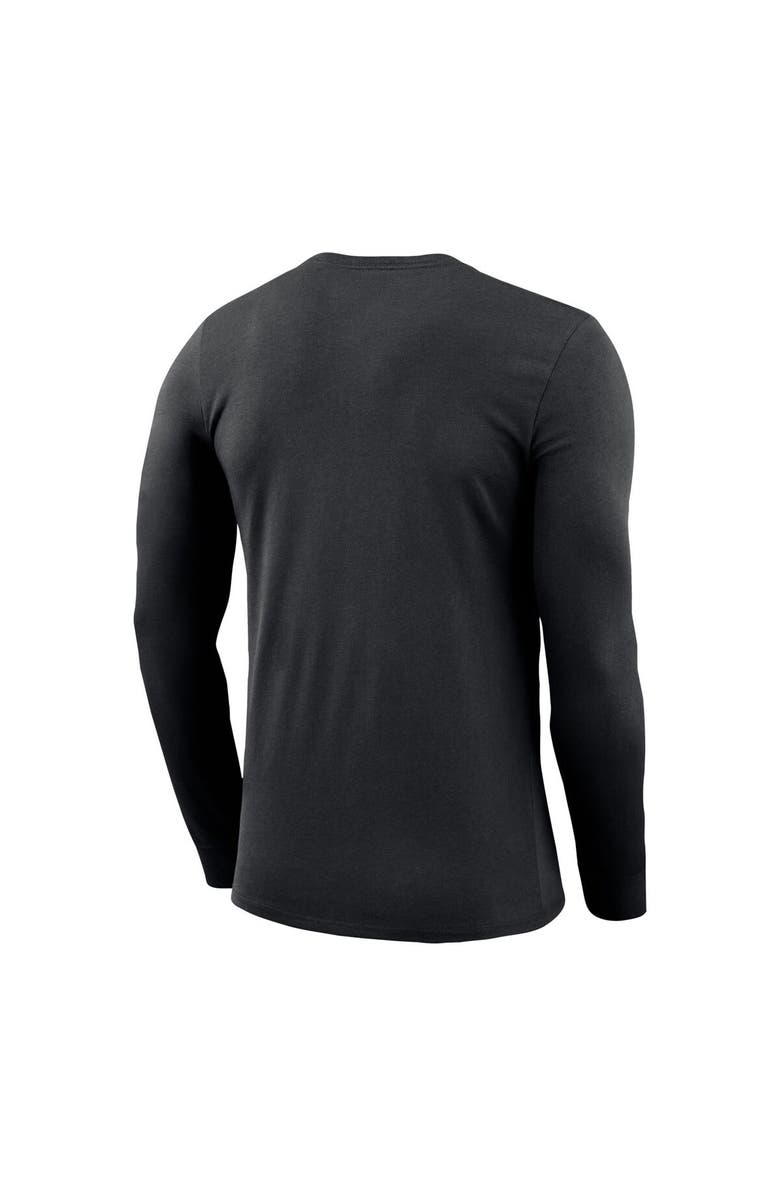 Nike Men's Nike Black Colorado Buffaloes Legend Wordmark Performance Long Sleeve T-Shirt, Alternate, color,