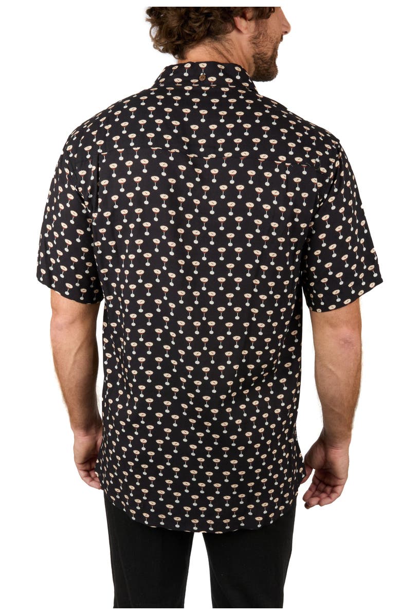 Kenny Flowers The Buzz Around Town - Short Sleeve Shirt, Alternate, color, Black