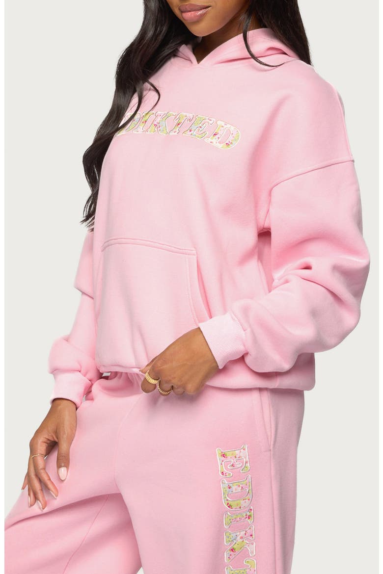 Mili Graphic Hoodie, Alternate, color, PINK