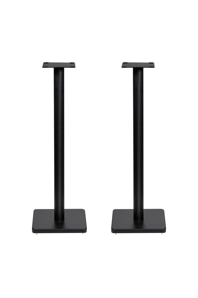 Speaker Stands for Surround Sound & Bookshelf Speakers Square Base/Pair, Main, color, Matte Black