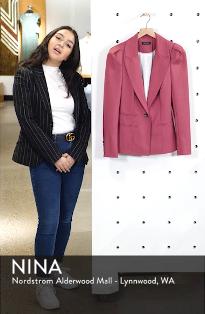 Puff Shoulder Blazer, sales video thumbnail