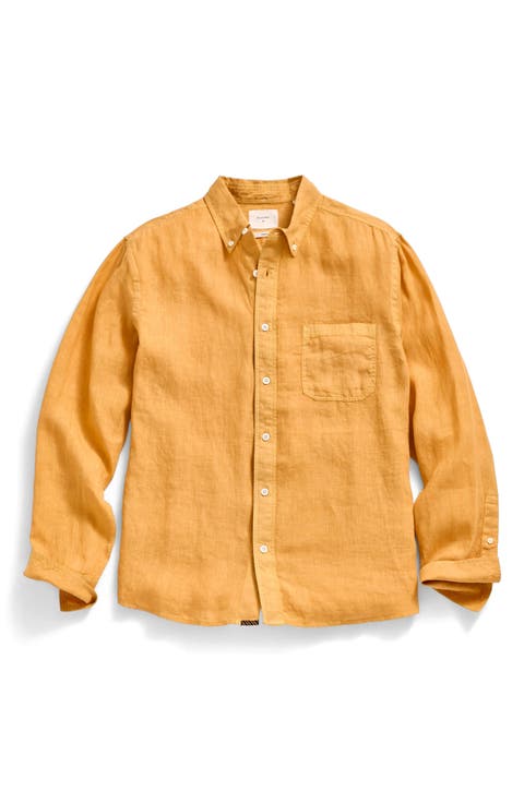 Tuscumbia Linen Button-Down Shirt