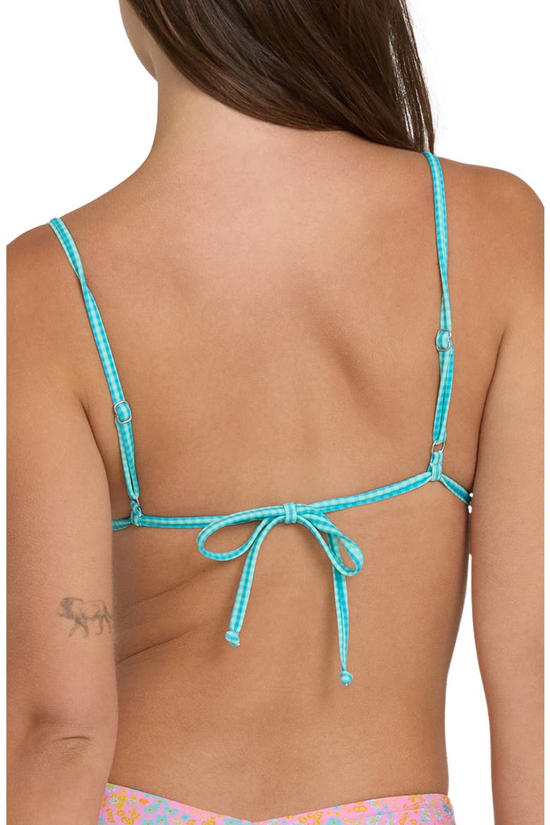Babe Alert Reversible Slider Triangle Bikini Top, Alternate, color, AGAVE