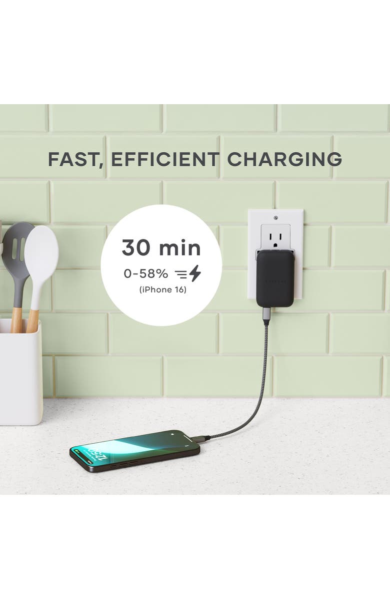 Satechi OntheGo 67W Slim Wall Charger, Alternate, color, Black