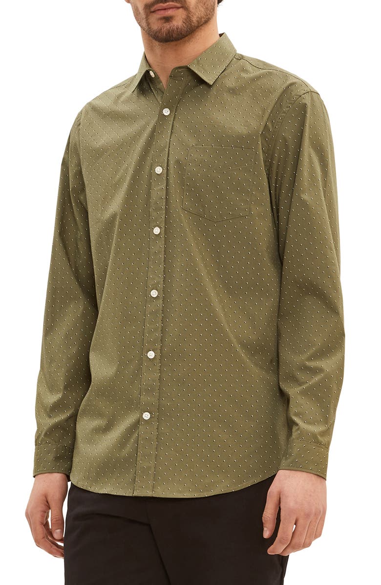 Frank And Oak Stanley Button-Up Shirt, Main, color, 