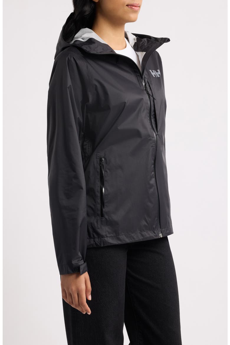 Loke Terra Rain Jacket, Alternate, color, BLACK