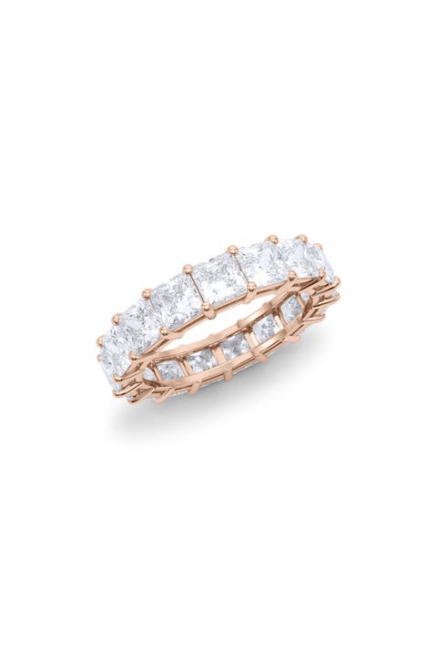 Princess Lab Created Diamond Eternity Ring
