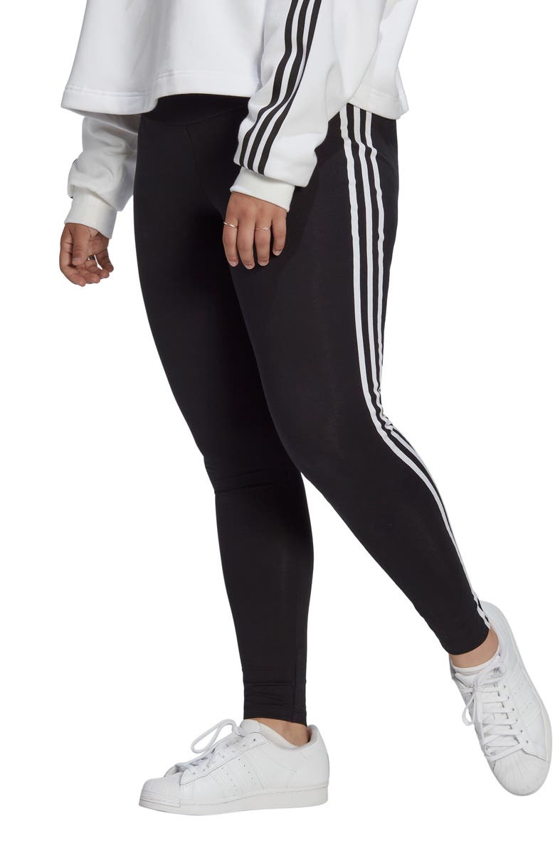 adidas Lifestyle 3-Stripes Leggings, Main, color,