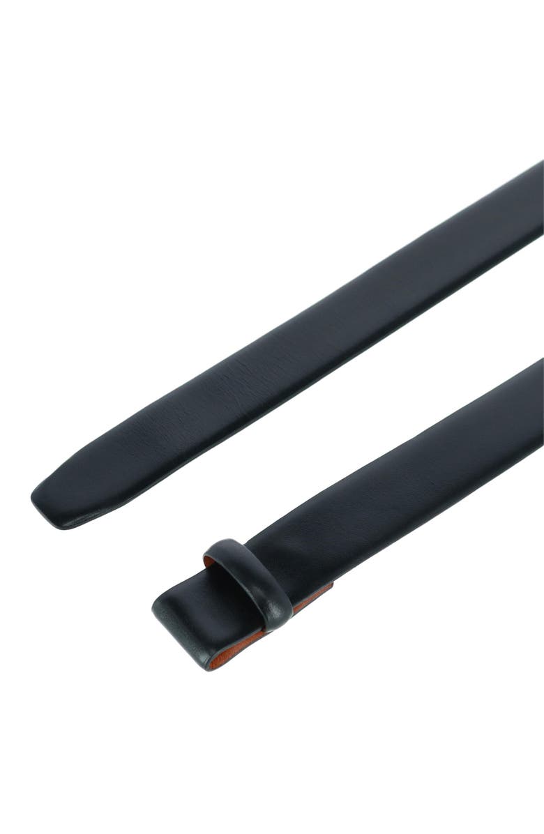 Trafalgar Cortina Leather 30mm Compression Belt Strap, Alternate, color, Black