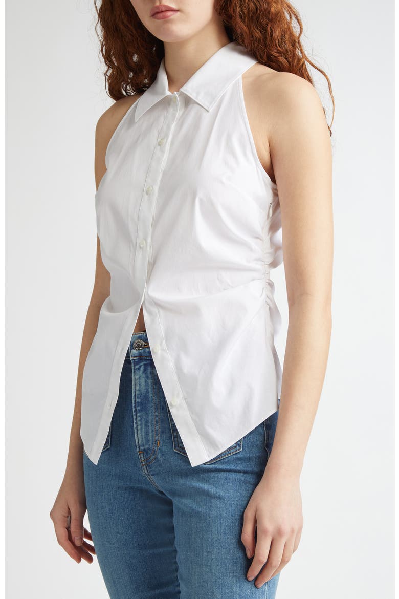 Regina Sleeveless Shirt, Alternate, color, WHITE