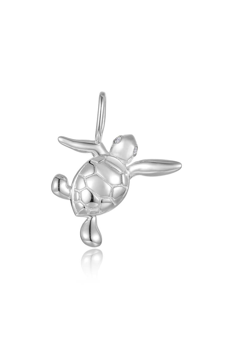 Lafonn Sea Turtle Pendant Charm, Main, color,