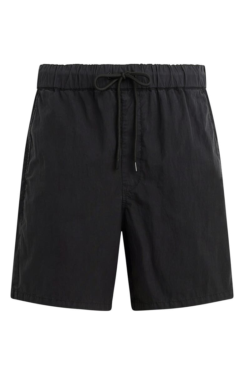 Hudson Jeans Cotton & Nylon Drawstring Shorts, Alternate, color, Black