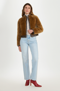 FURNIQ UK Shearling Studded Jacket