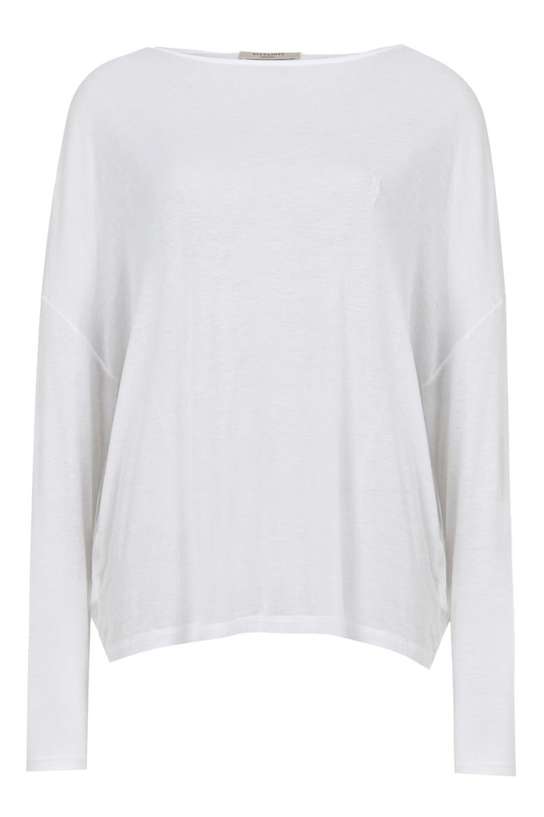 Francesco Rita Long Sleeve Jersey Top, Alternate, color, OPTIC WHITE