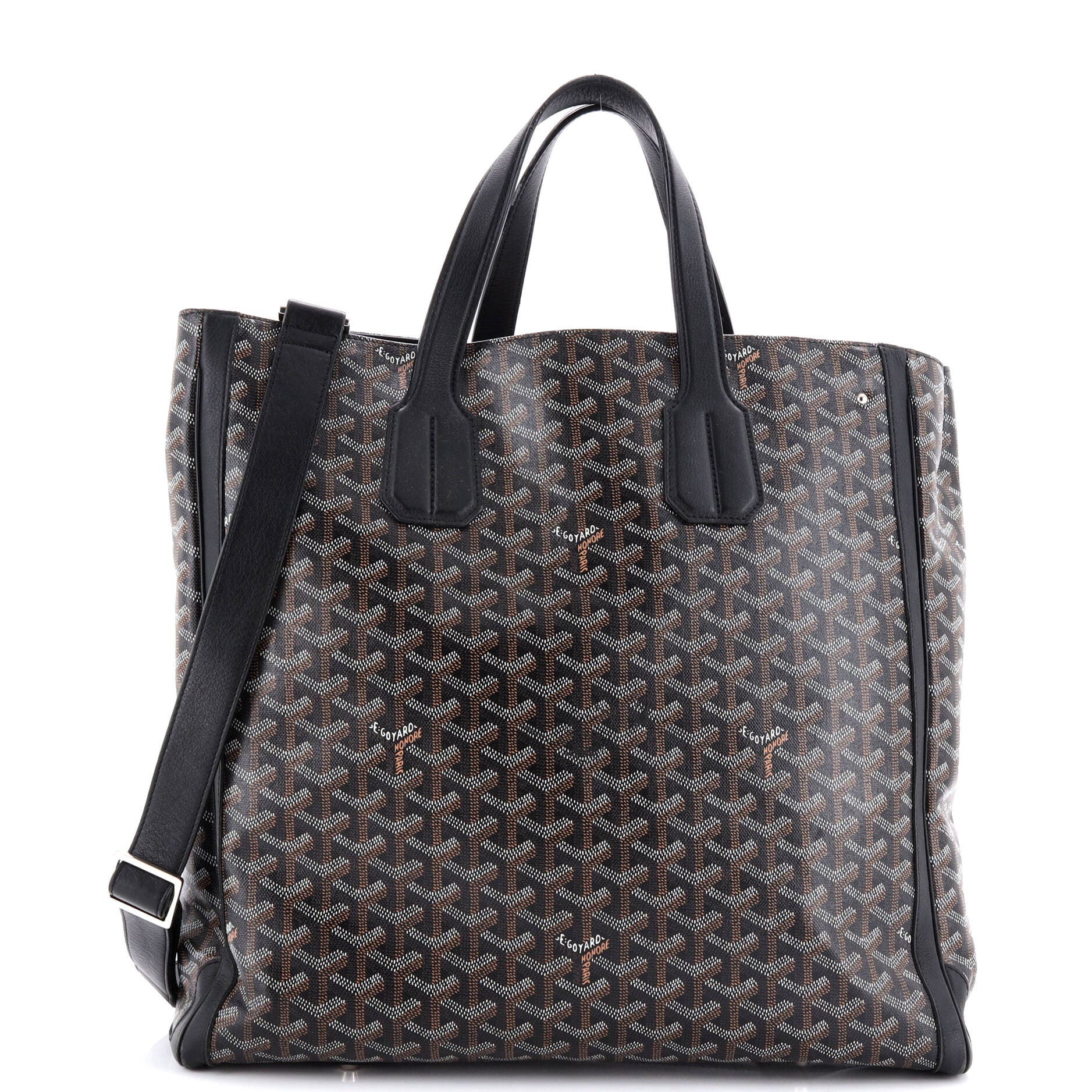 Pre-Owned Goyard Voltaire Convertible Tote Coated Canvas, Main, color, 