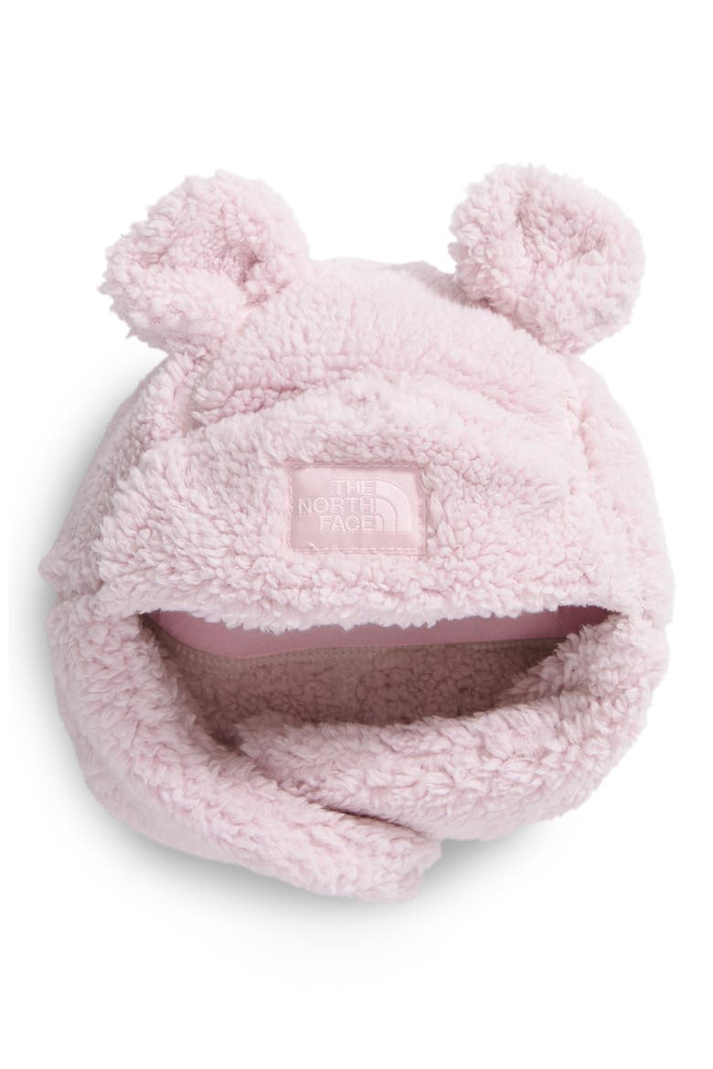 Baby Bear Trapper Hat, Main, color, PALE BLOSSOM