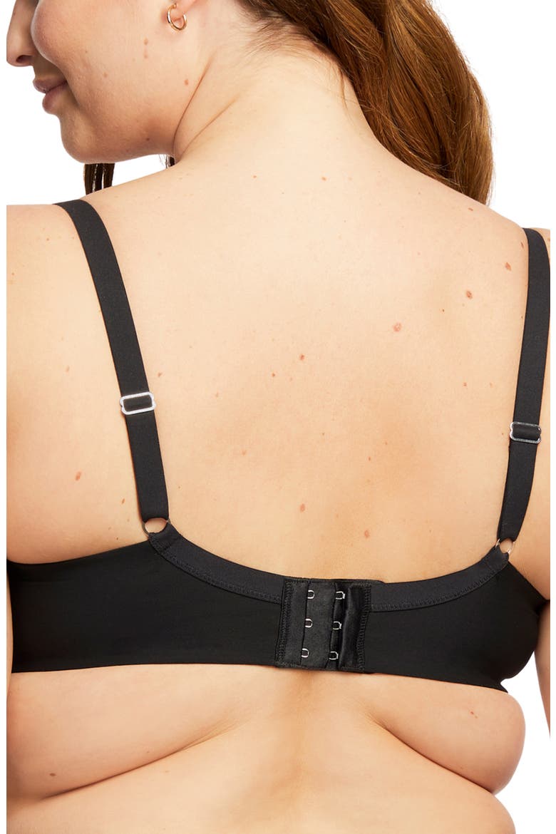 Spacer Underwire Bra, Alternate, color, BLACK