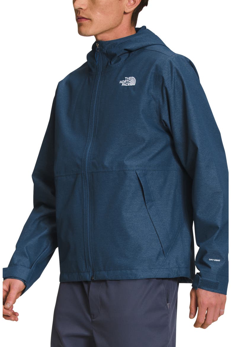Fleece Hooded Jacket, Alternate, color, SHADY BLUE HEATHER