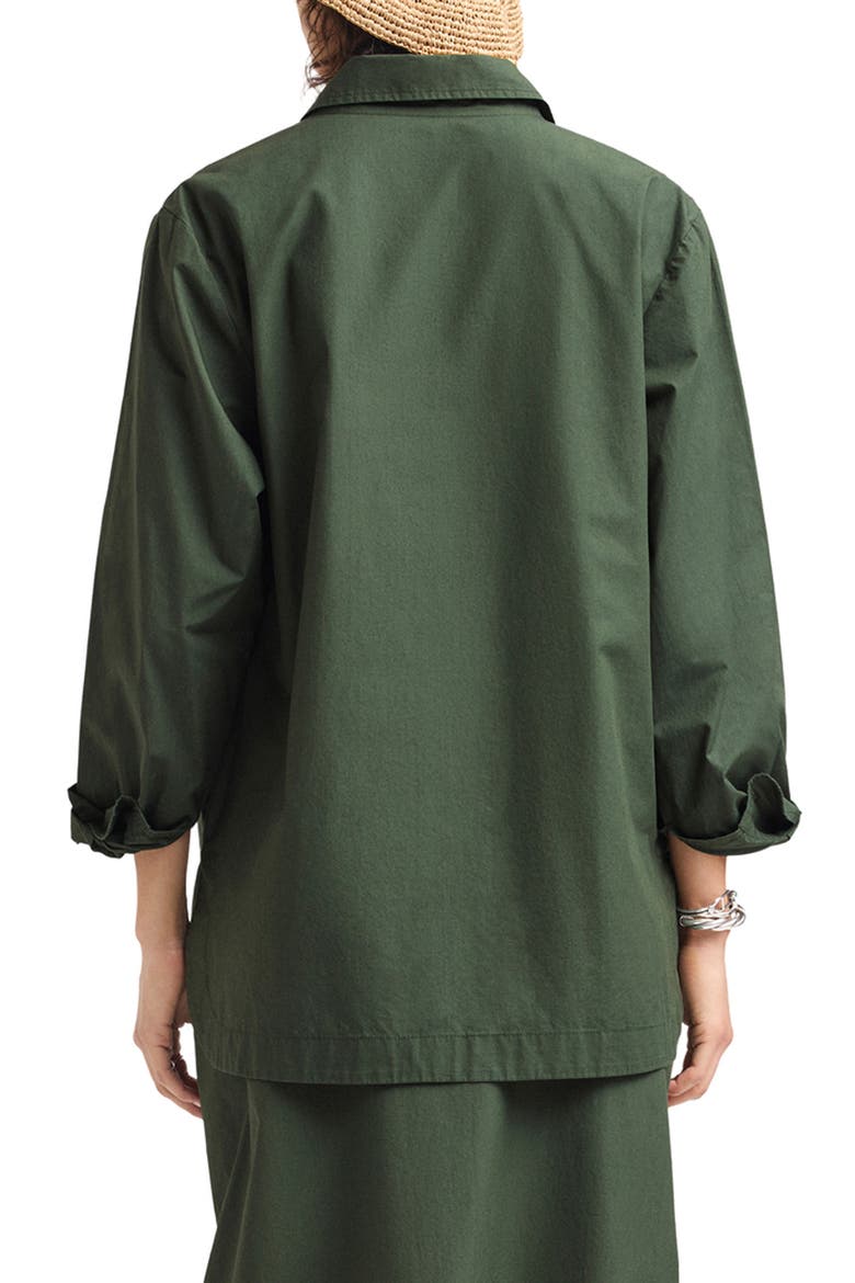 Nadia Cover-Up Shirt, Alternate, color, FOREST