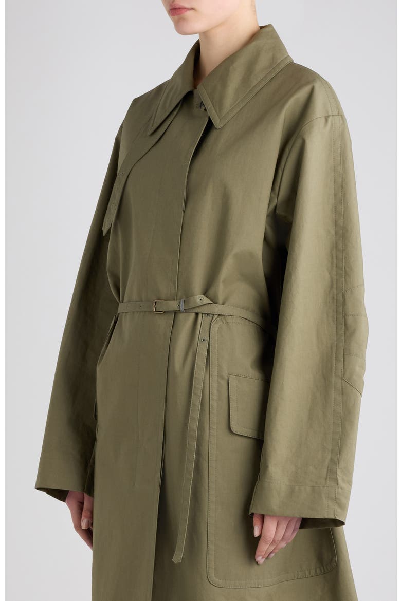 Rain Cotton Trench Coat, Alternate, color, L.KHAKI