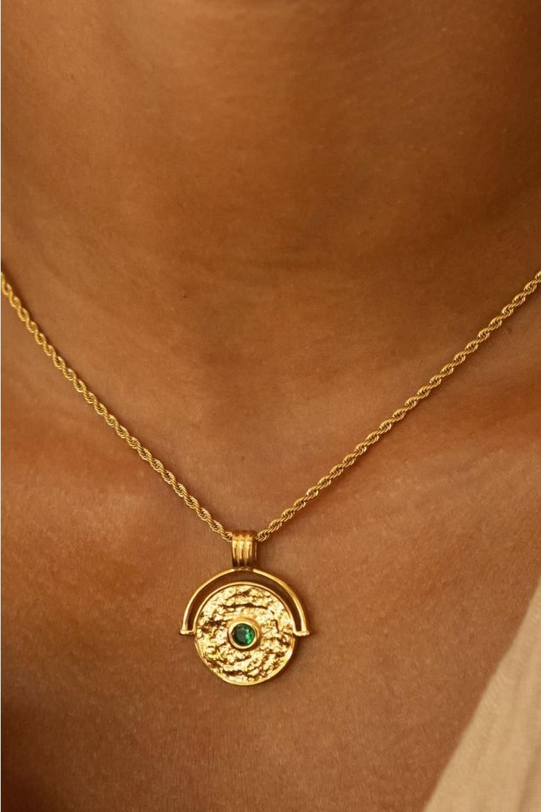Gaia Necklace, Alternate, color, Gold