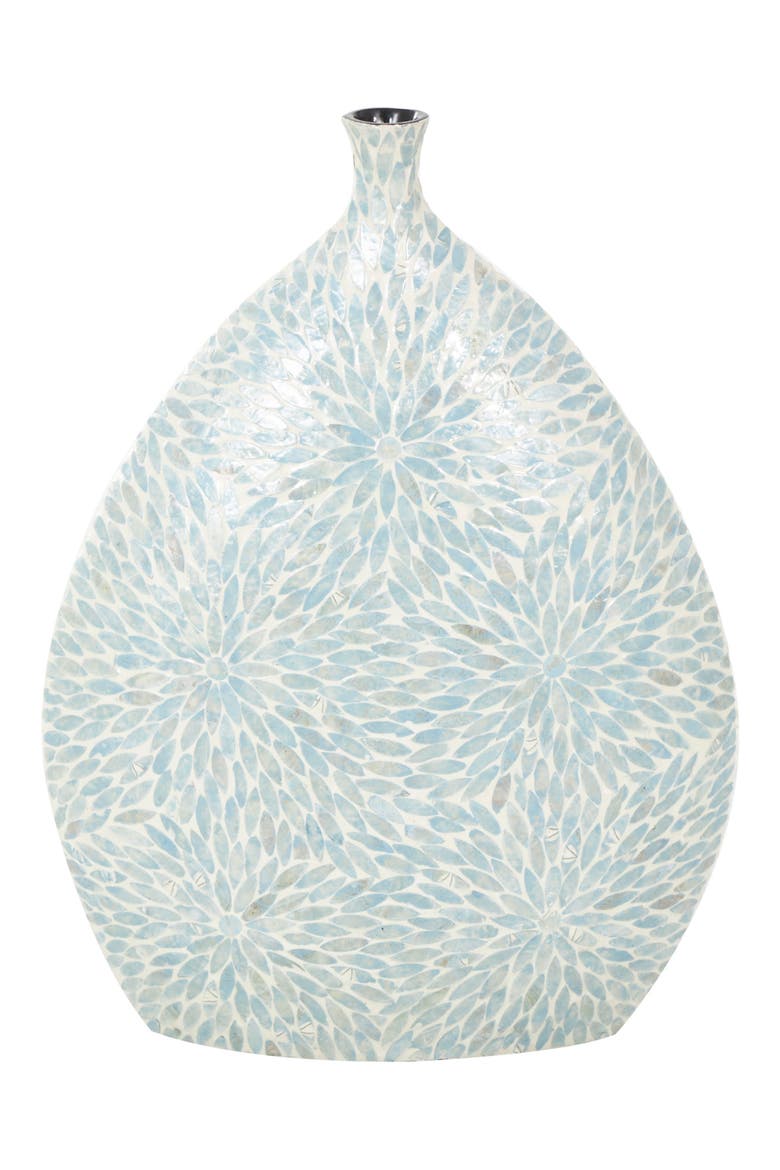 Mother of Pearl Vase, Main, color, LIGHT BLUE