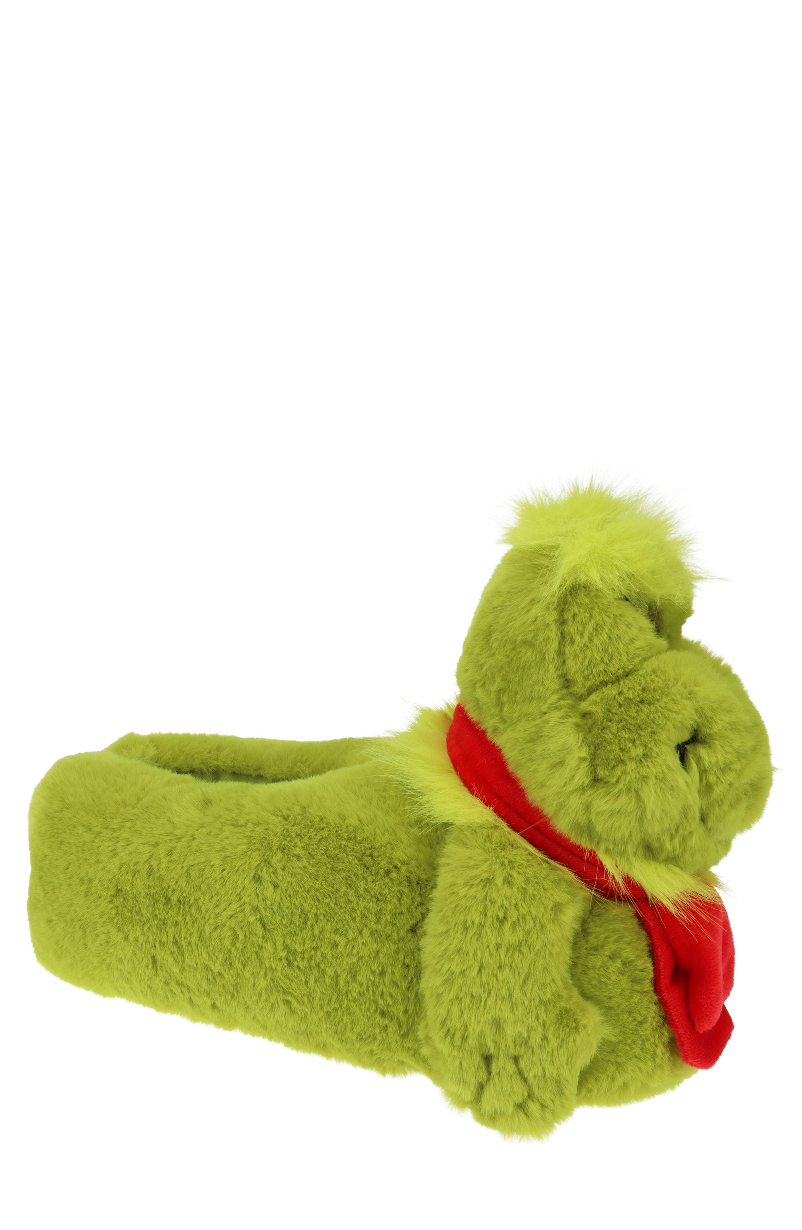 SG Footwear The Grinch Face Slipper, Alternate, color, 