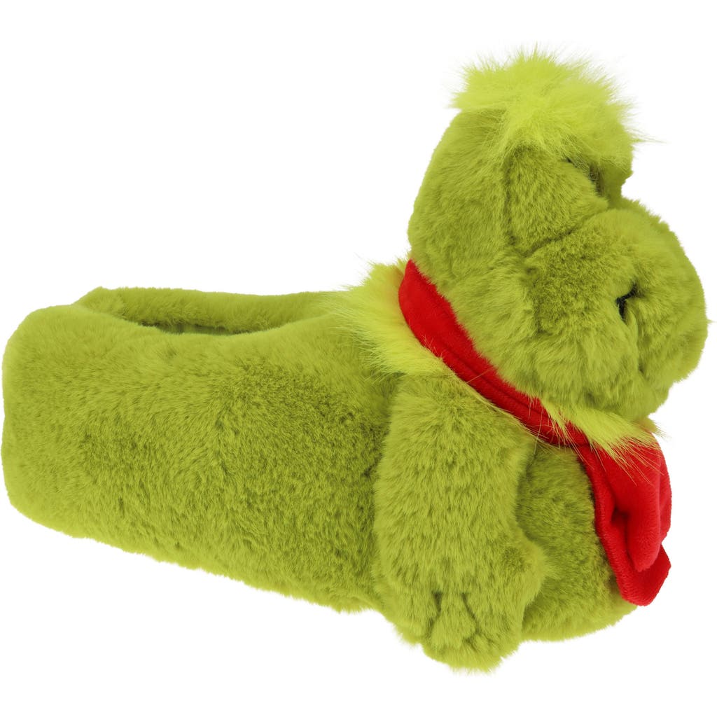 Sg Footwear The Grinch Face Slipper In Green