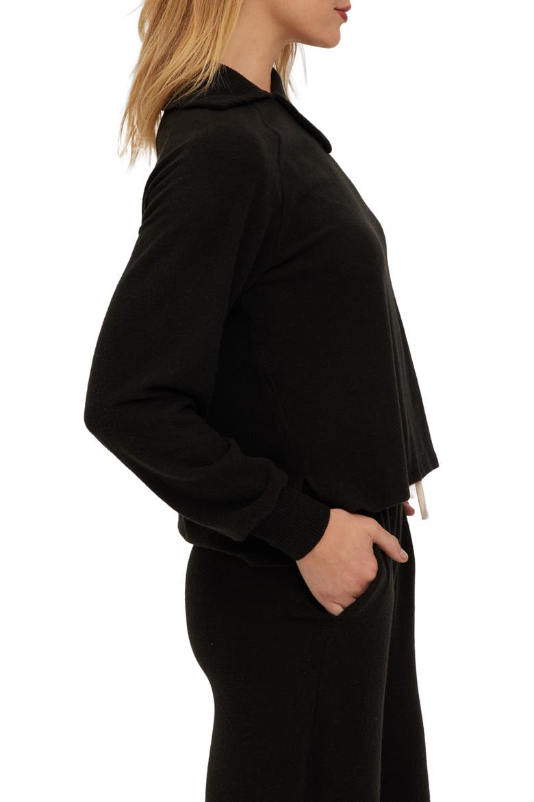 Slow Morning Pullover, Alternate, color, BLACK
