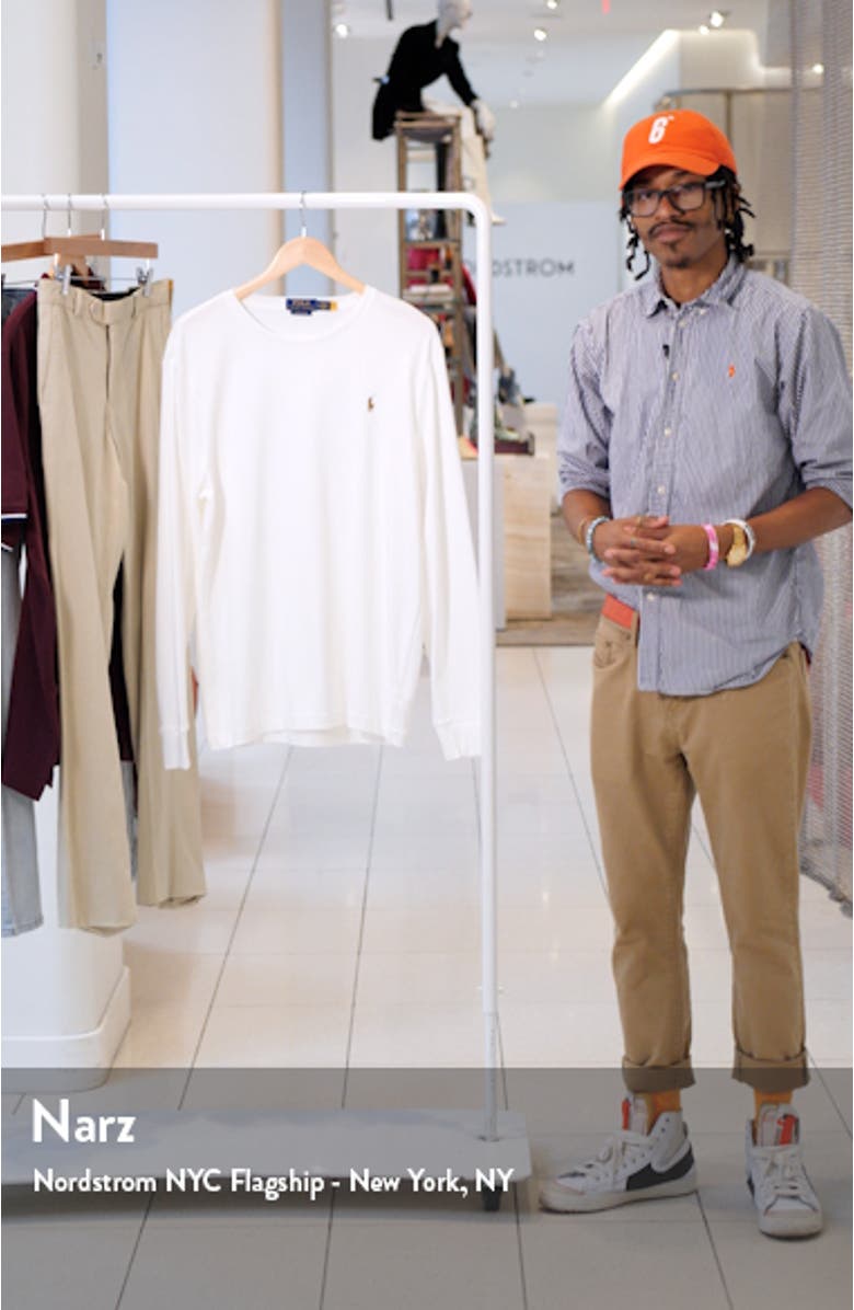 Solid Long Sleeve T-Shirt, sales video thumbnail