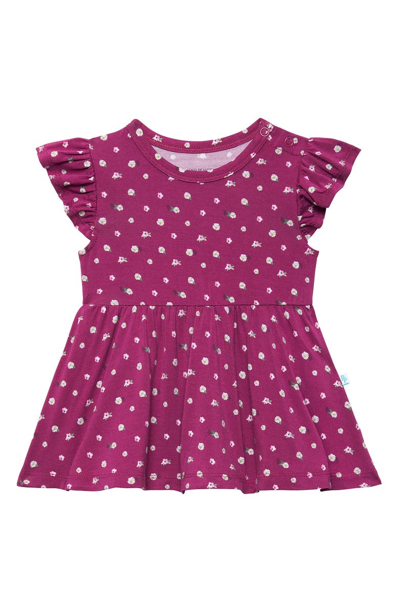 Posh Peanut Melia Flutter Sleeve Top & Ruffle Bloomers Set, Alternate, color, 