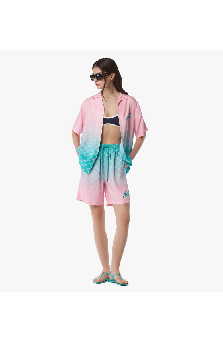 MCM x SNIPES Gradation Monogram Shirt, Alternate, color, Pink