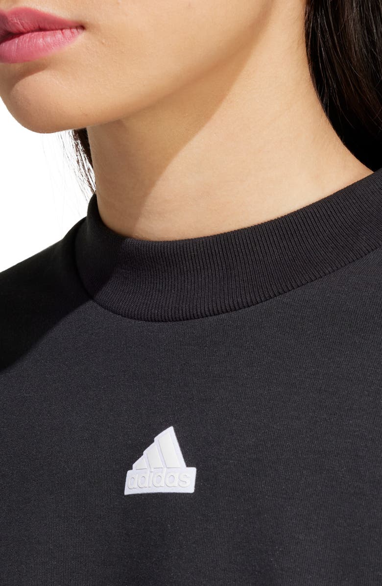 adidas Future Icons 3-Stripes Cotton Blend Sweatshirt, Alternate, color,