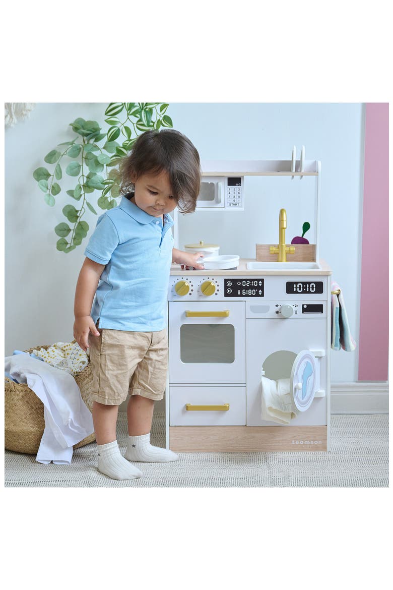 Little Chef Lake Tahoe Play Kitchen & Accessories, Alternate, color, WHITE