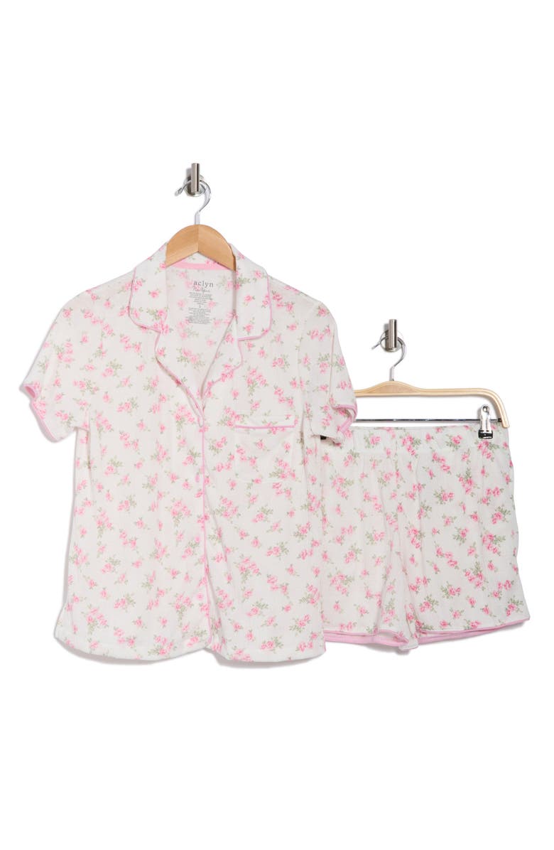 JACLYN Knit Shorts Pajamas, Alternate, color,