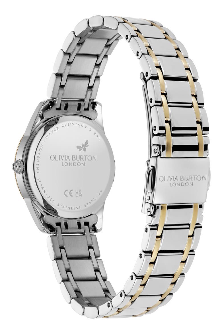 Egerton Bracelet Watch, 28mm, Alternate, color, SILVER/GOLD