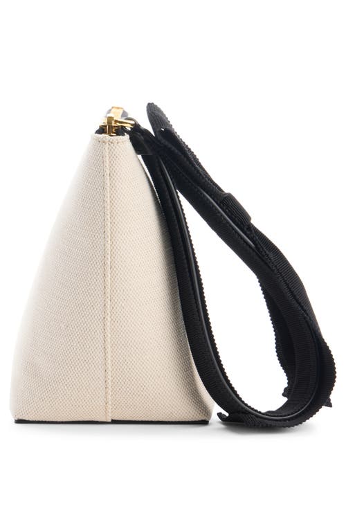 Givenchy Small Logo Canvas Wristlet Pouch