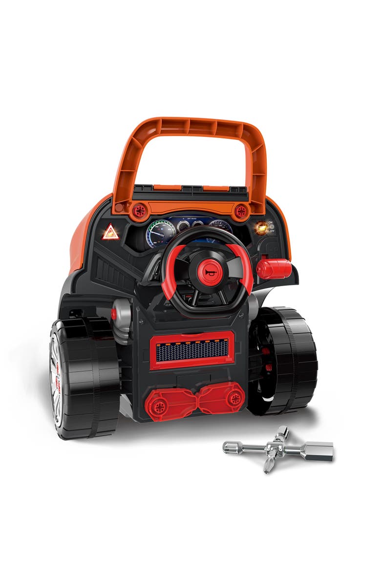 THE BUBBLE FACTORY Atv Car Mechanic Engine Workshop (Orange) Cool Take Apart And Rebuild Engine, Alternate, color, Orange