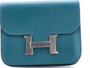 Pre-Owned Hermes Constance Slim Wallet Evercolor