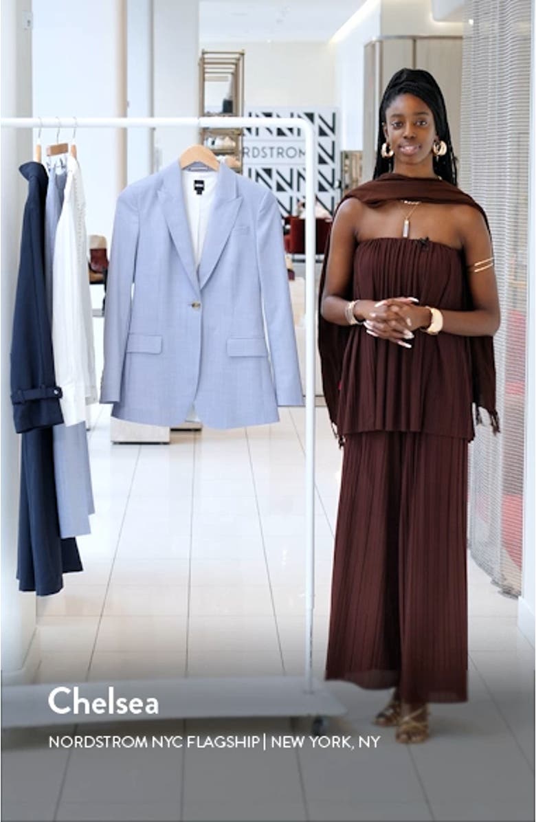 Jacketa One-Button Virgin Wool Blazer, sales video thumbnail