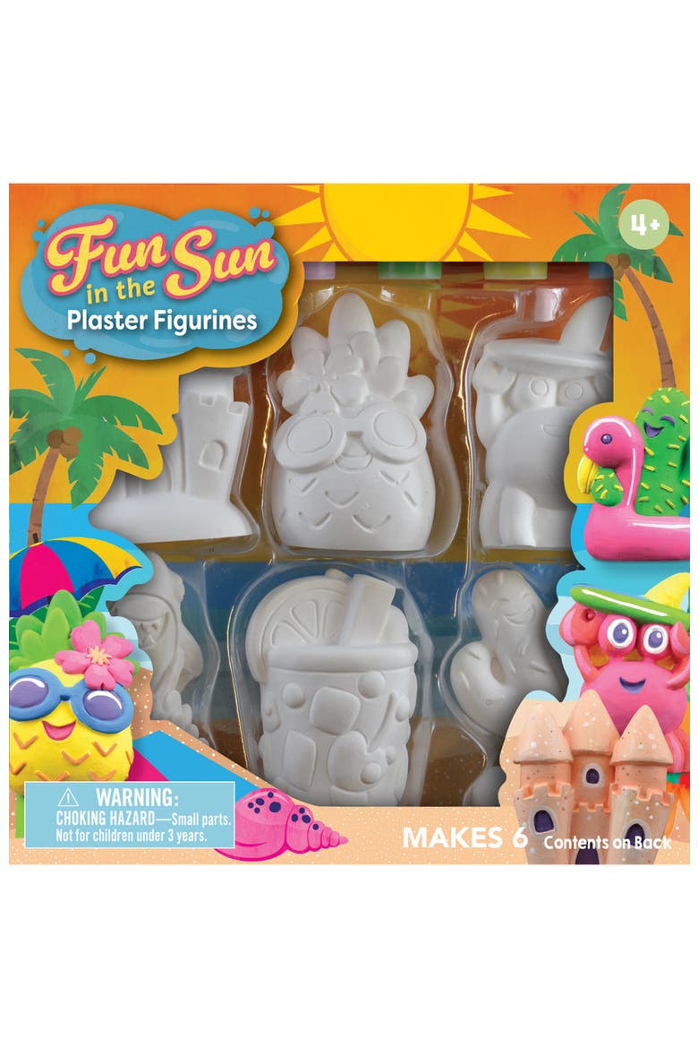 Fun in the Sun Plaster Paint Set, Main, color, Multicolor